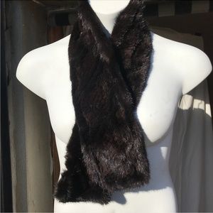 J. Mendel Braided Mink Scarf